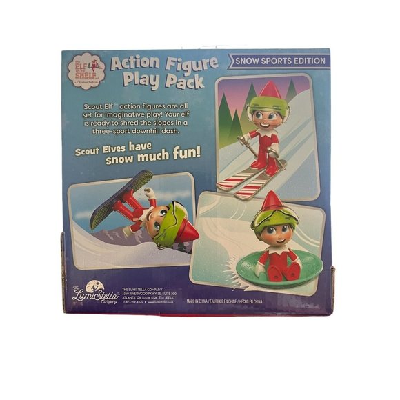 The Elf on the Shelf Action Figure Play Pack Snow Sports Edition - Picture 2 of 2